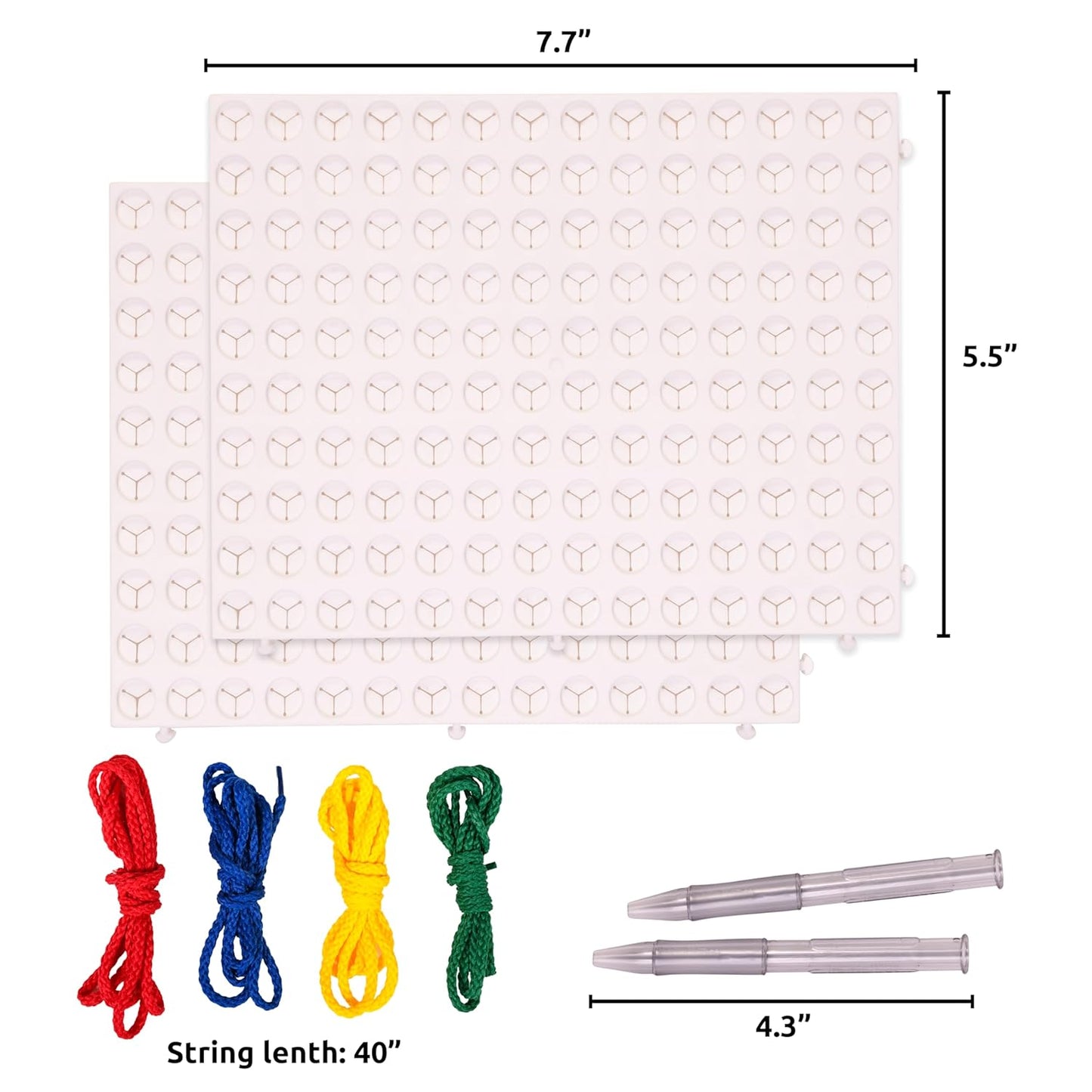 Calm down Threading Boards | Set of 2 | Sensory Activity Board | Autism Toys for Play Therapy | ADHD Toys for Sensory Play