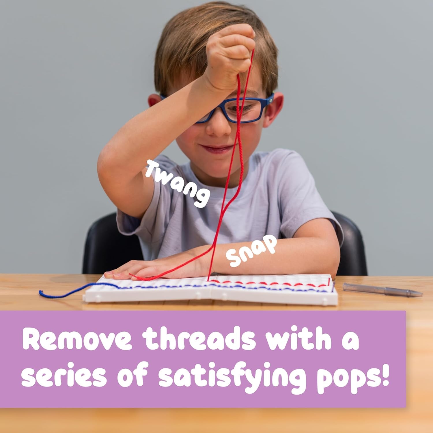 Calm down Threading Boards | Set of 2 | Sensory Activity Board | Autism Toys for Play Therapy | ADHD Toys for Sensory Play